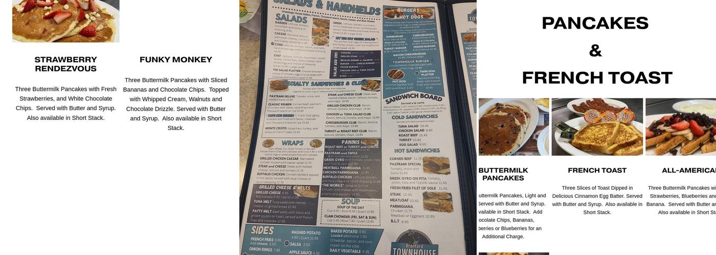 Branford Townhouse Restaurant Menu