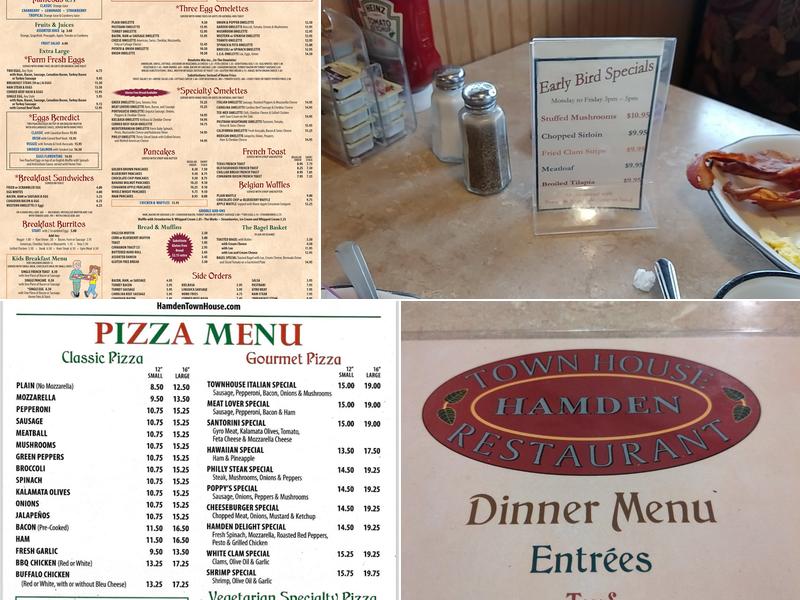 Hamden Town House Menu