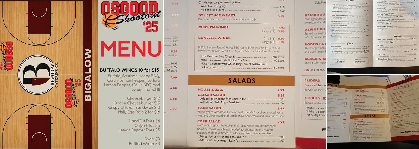 Brickhouse Bar & Grill Menu