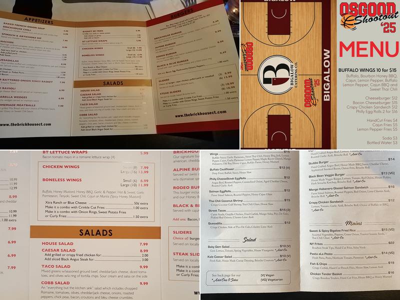 Brickhouse Bar & Grill Menu