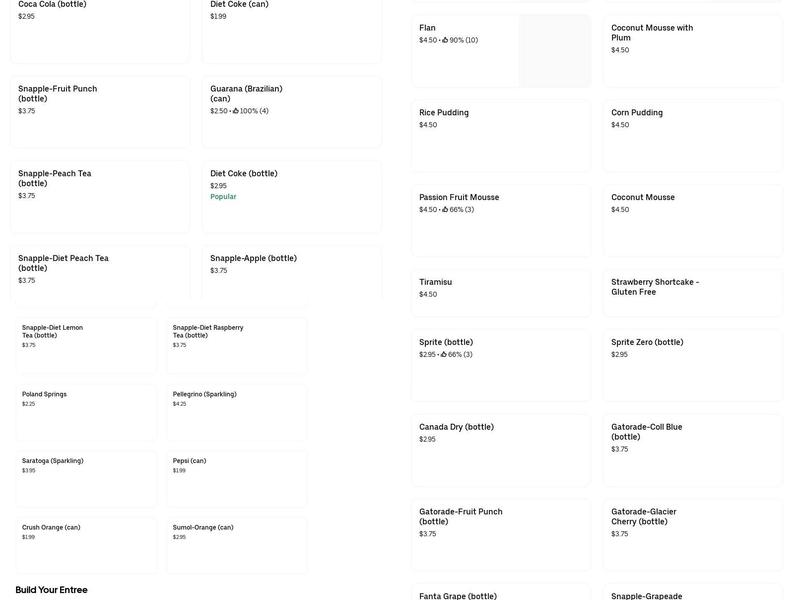 Brazil Grill Pizza Churrascaria Menu