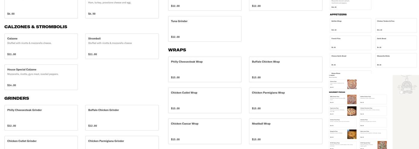 NY - NY Pizza Restaurant Menu