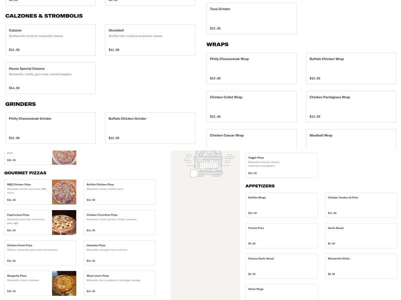 NY - NY Pizza Restaurant Menu