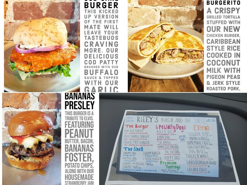 Riley's Hot Dog & Burger Gourmet Menu