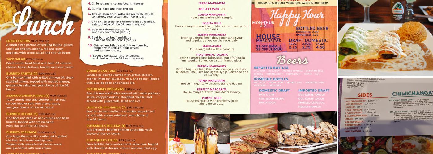 Plaza Azteca Menu