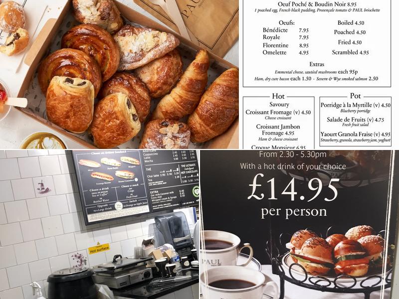 PAUL Marylebone Menu