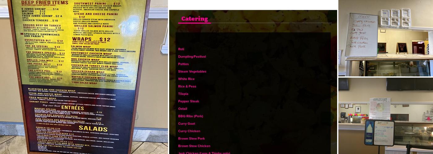 Jerk Pit Cafe & Catering Next Generation Menu