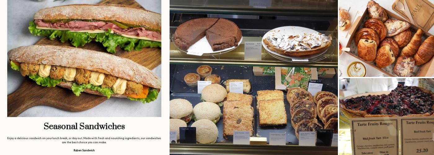 PAUL South Kensington Menu