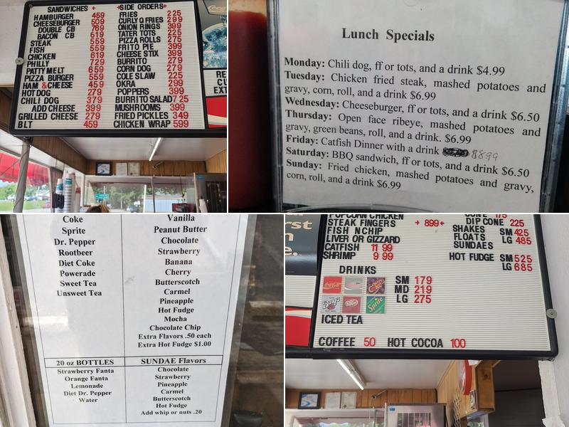 American Drive In Menu