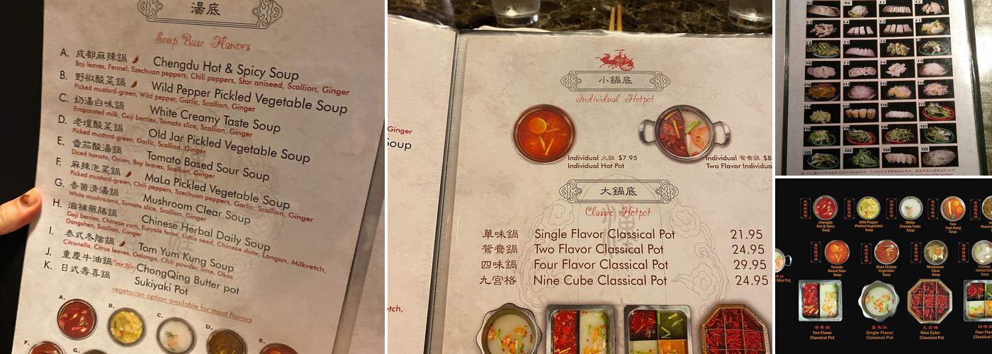 Han Hot Pot House Menu