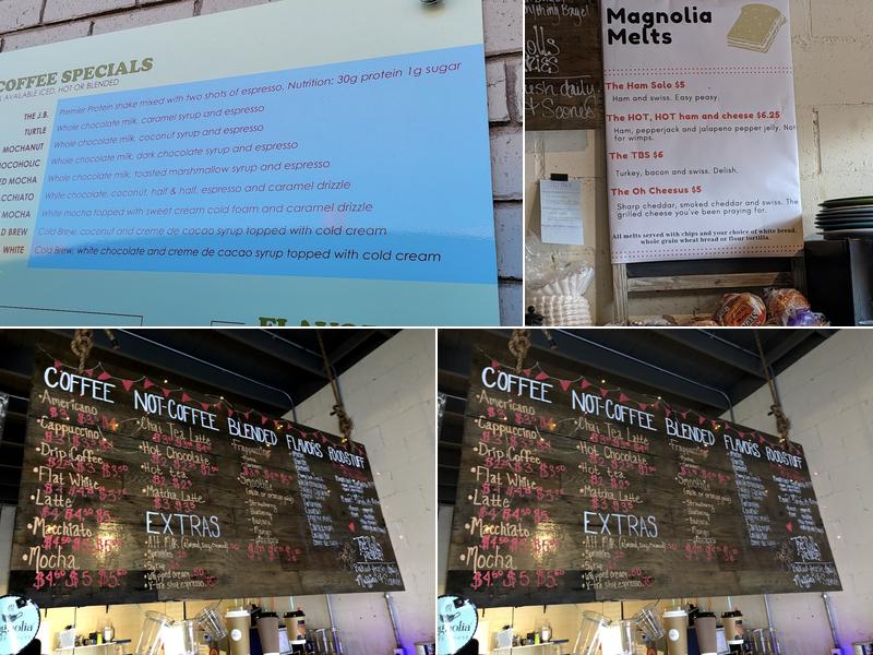 Magnolia Coffee House Menu