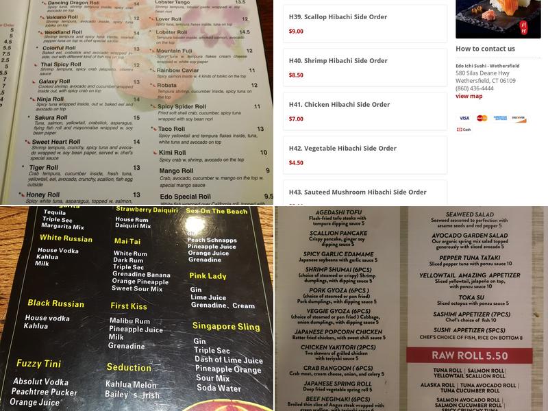 Edo Ichi Sushi & Hibachi Steakhouse Menu