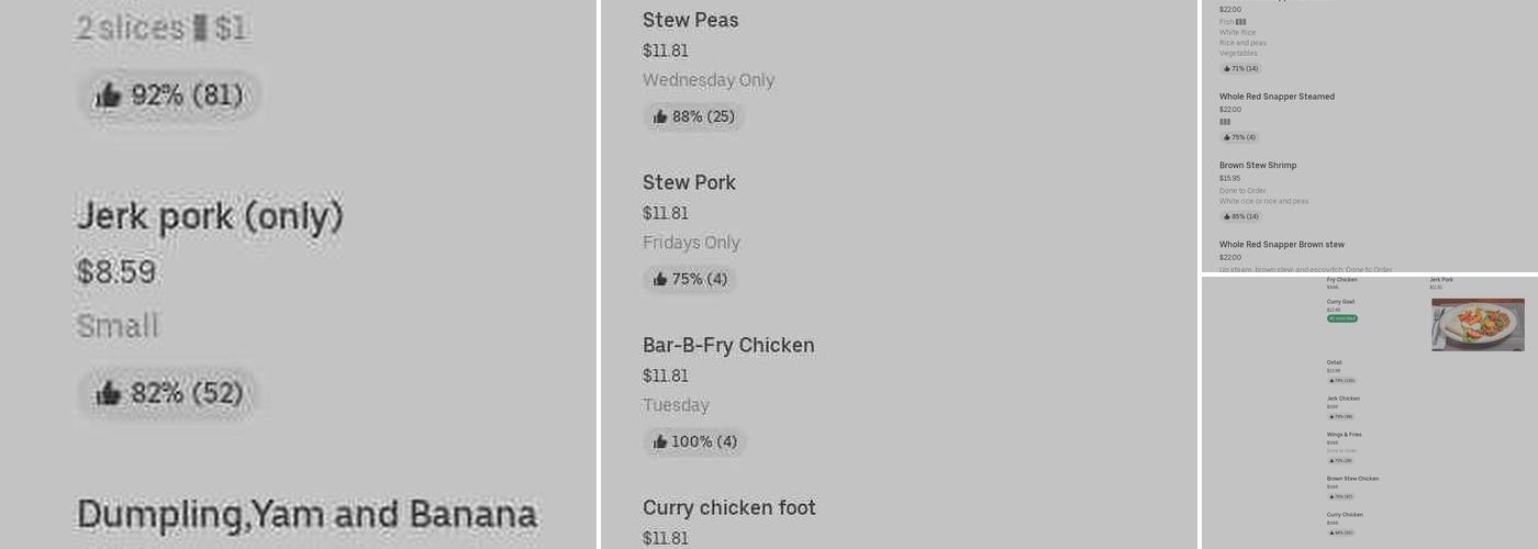 Jam Roc Restaurant And Lounge Menu