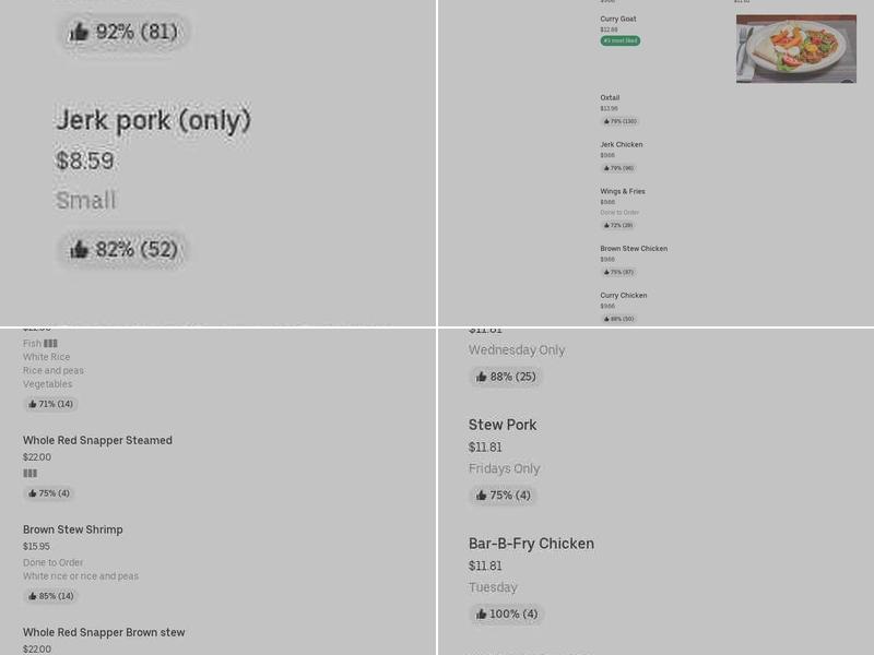 Jam Roc Restaurant And Lounge Menu