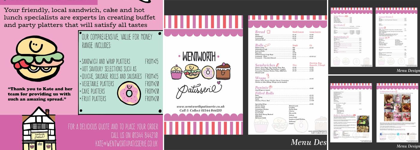 Wentworth Patisserie Menu