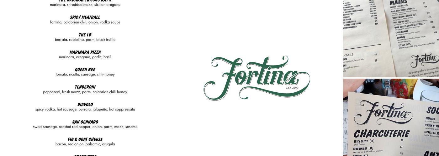 Fortina Menu