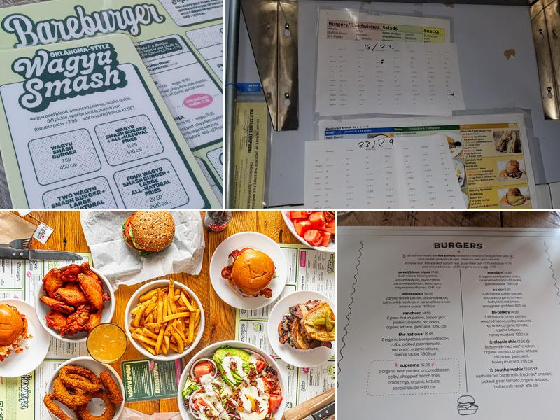Bareburger Menu