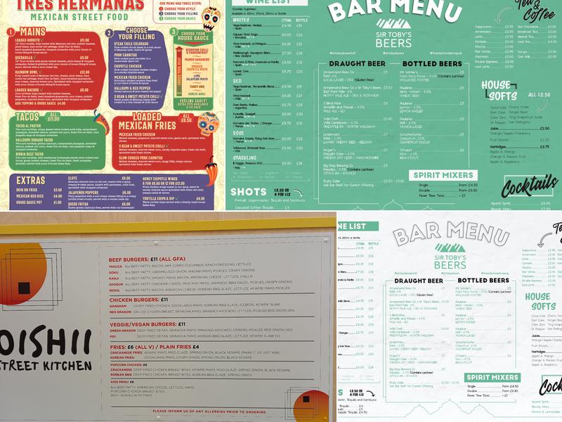East Point Pavilion Menu