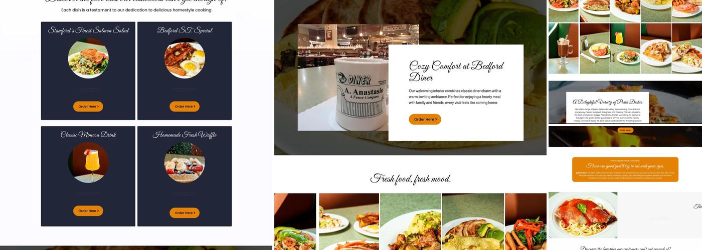 Bedford Street Diner Menu