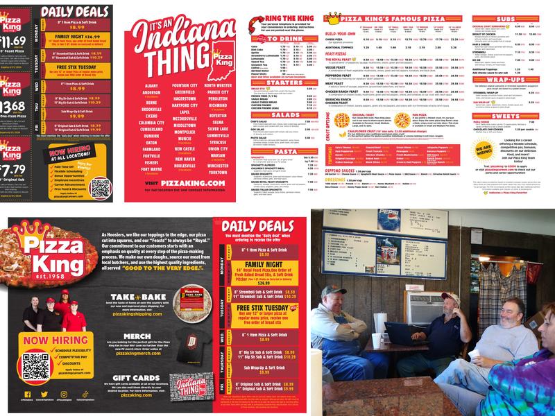 Pizza King Menu