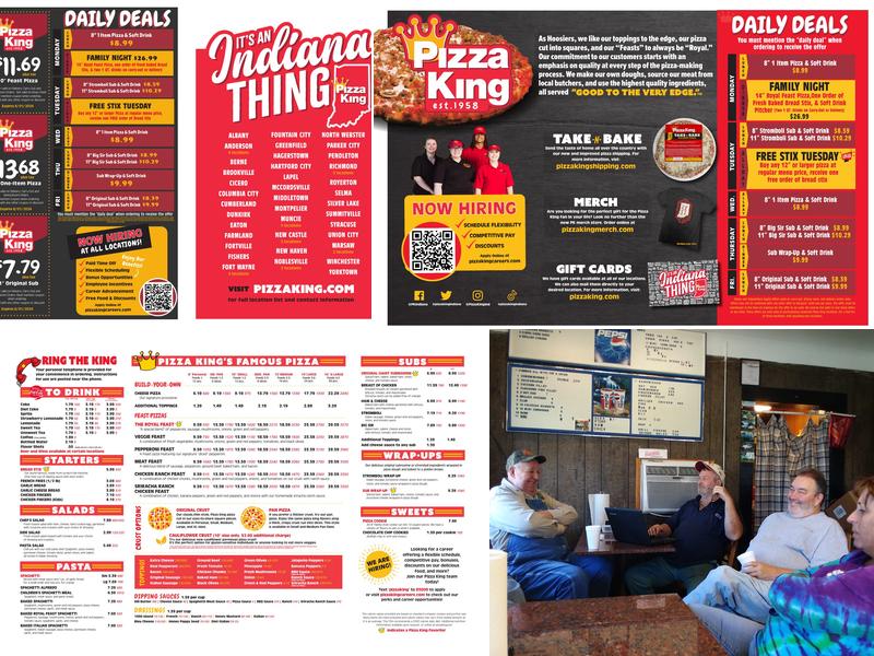 Pizza King Menu