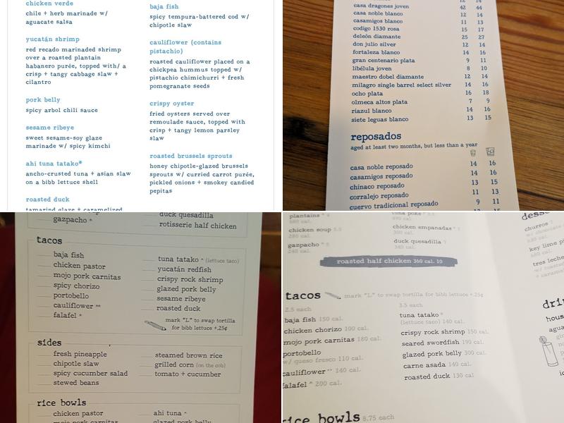 bartaco Menu