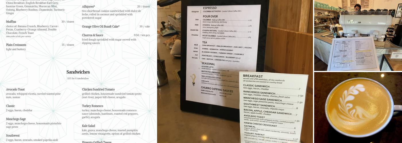 Lorca Menu