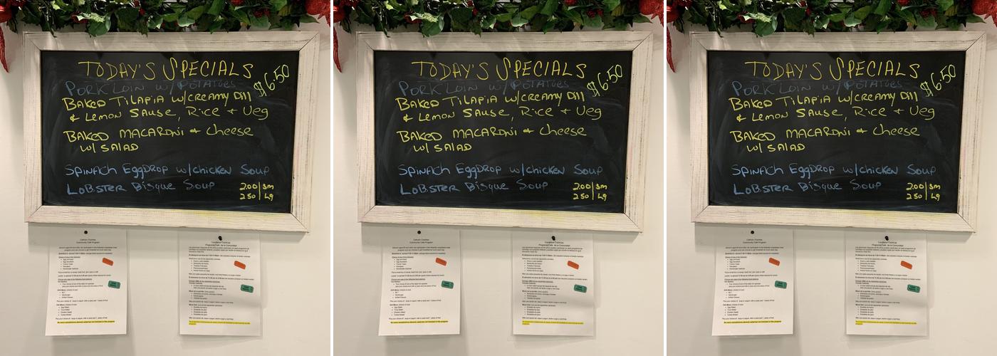 Patio Cafe Menu
