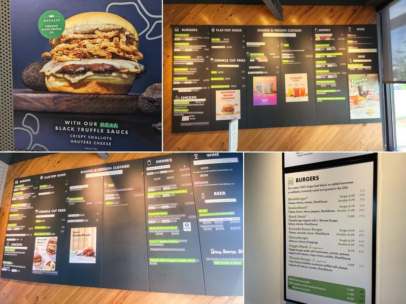 Shake Shack Christiana Menu