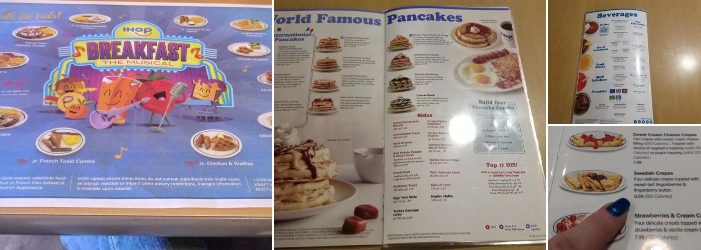 IHOP Menu