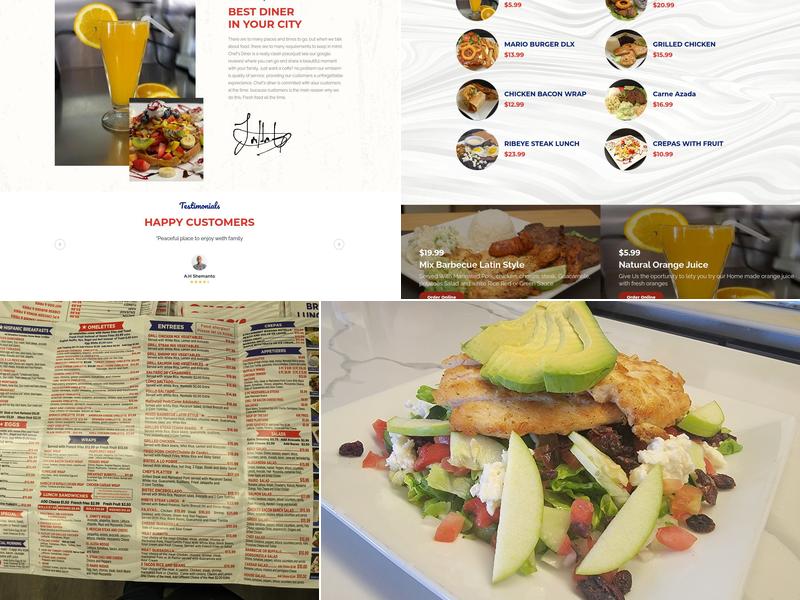 Chef's Diner Menu