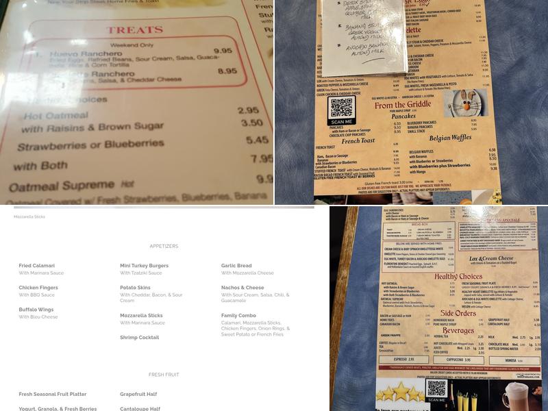 Putnam Restaurant Menu