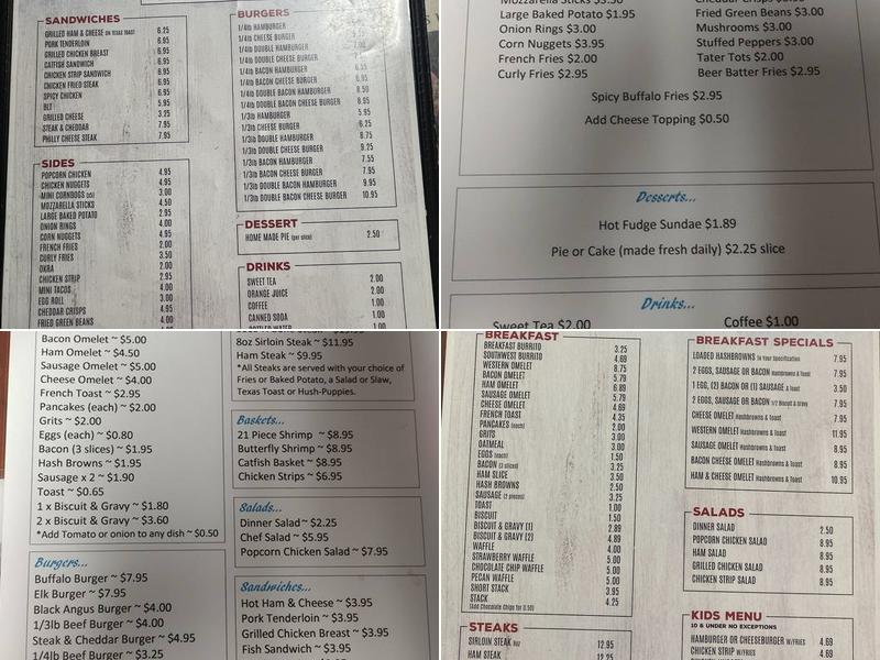 Fun Days Menu