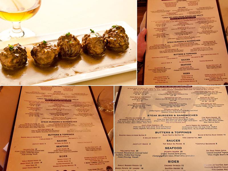 Uncle Jack's Menu