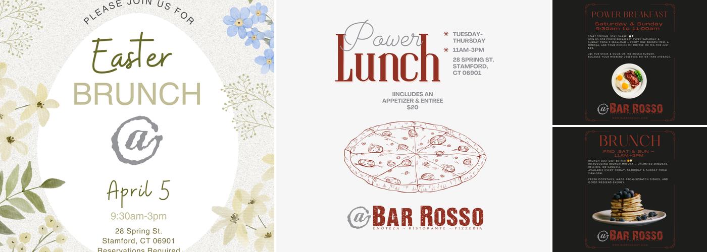 Bar Rosso Menu