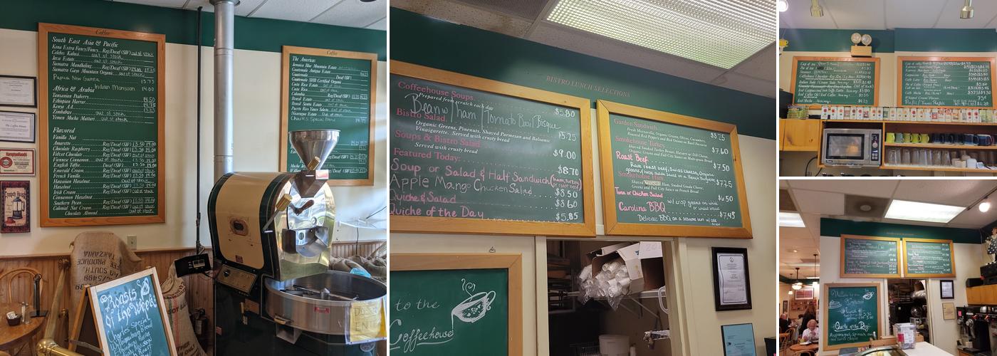 The Coffeehouse Menu