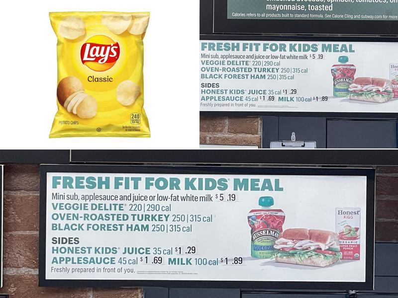 Subway Menu
