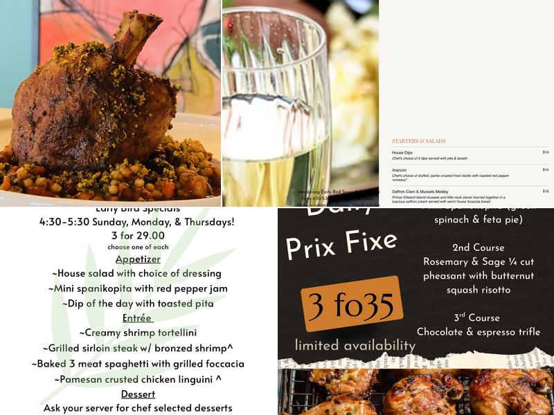 Prime Mediterranean Menu