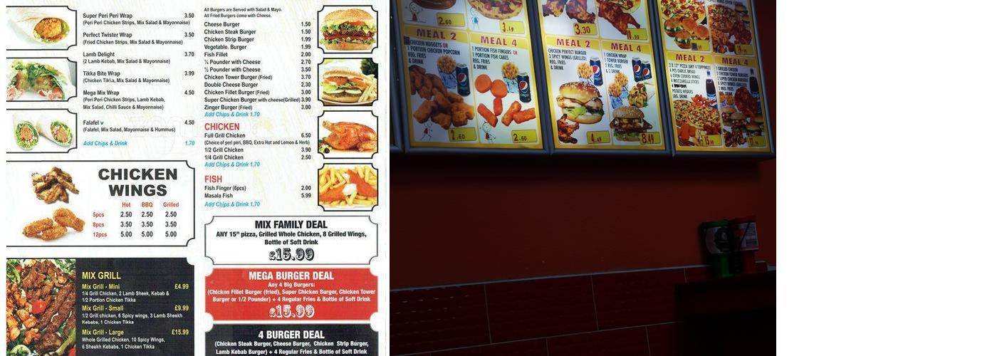 The Super Perfect Pizza Menu