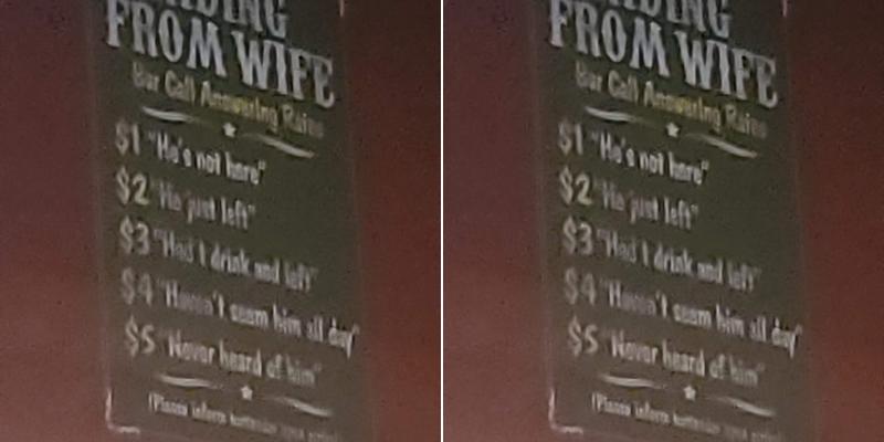 J C Hook's Cafe Menu