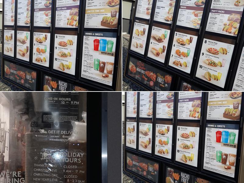 Taco Bell Menu