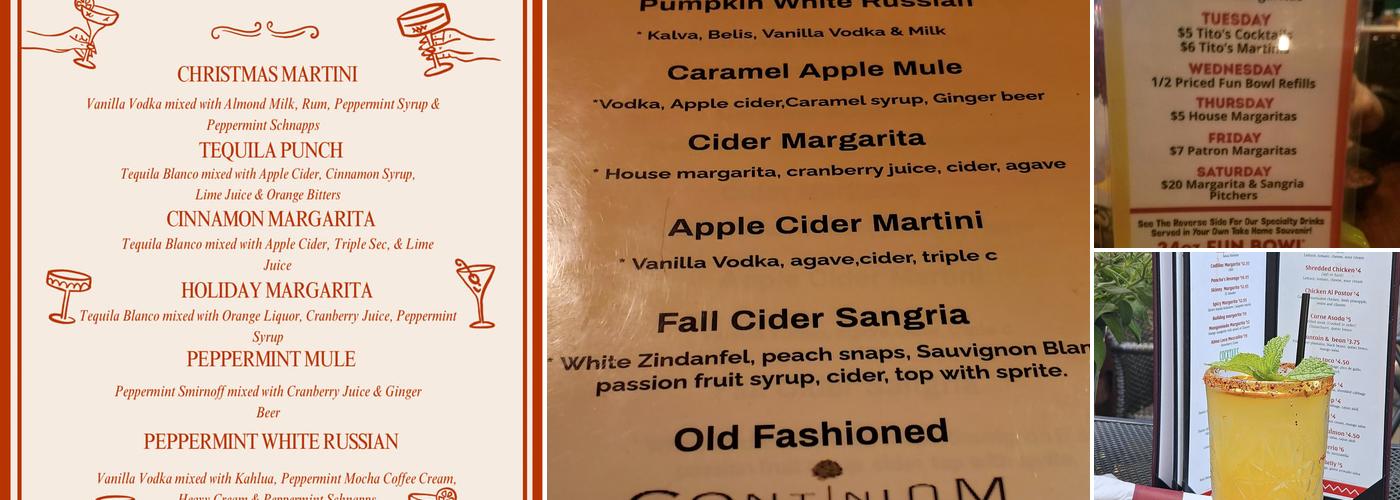 Señor Pancho's of Prospect Menu