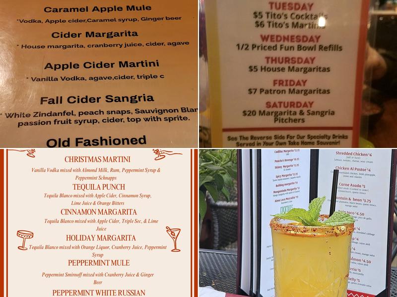 Señor Pancho's of Prospect Menu