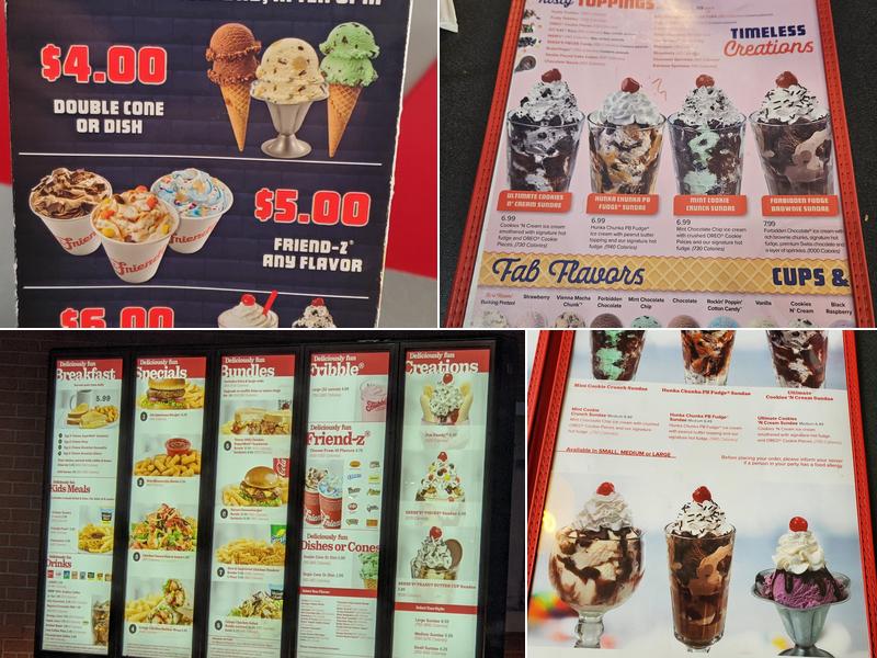 Friendly's Menu