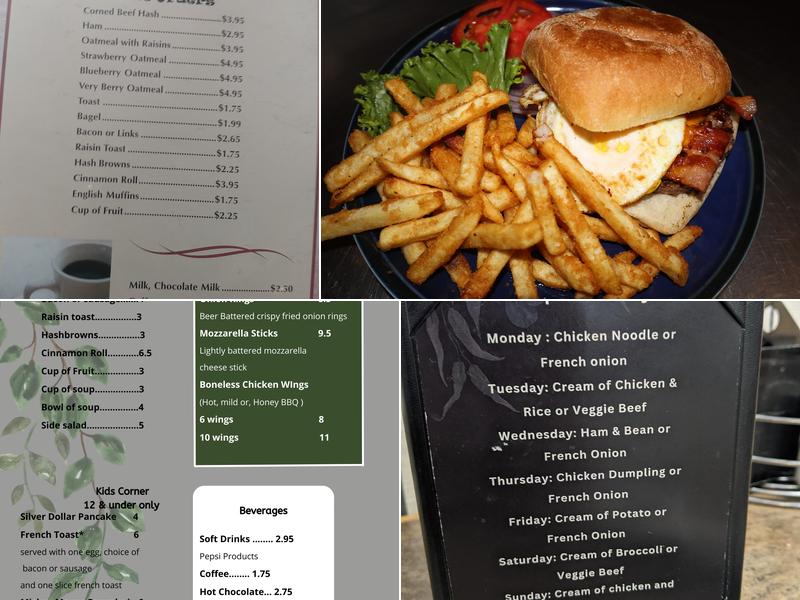 Jenny's Diner Menu