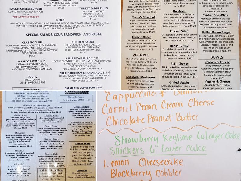 The Wooden Spoon Menu