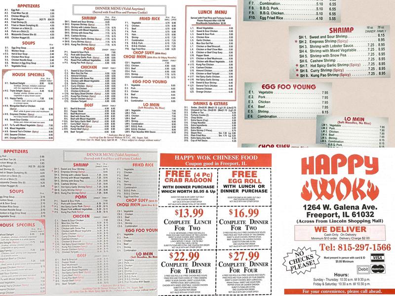 Happy Wok Menu