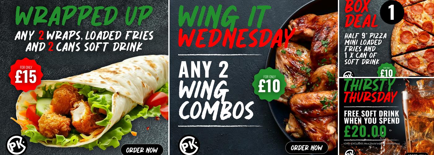 Pizza Kitchen Derby Menu