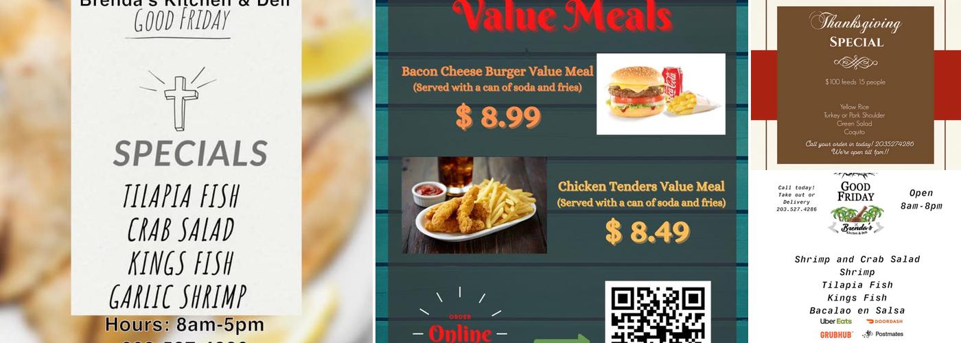 Brenda's Kitchen & Deli Menu