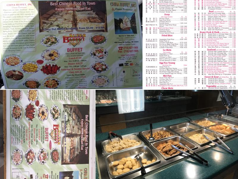 China Buffet Menu